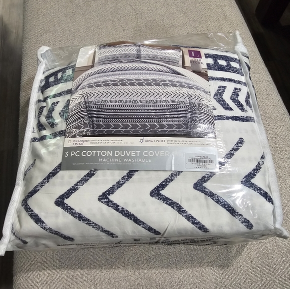 3pc Hygge Geo Duvet & Sham Set - Lush Décor - Picture 3 of 4